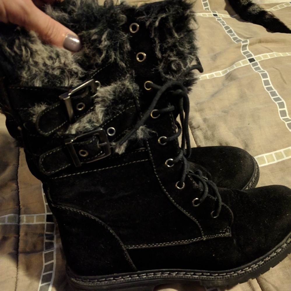 Black Winter Boots